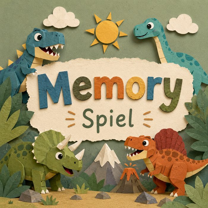 Dino-Memory spielen